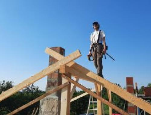 Fertig, das neue Dach auf unserem Kinga-Haus